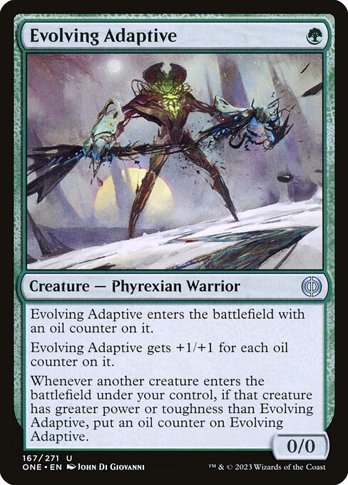 Evolving Adaptive (Foil) - Phyrexia: All Will Be One