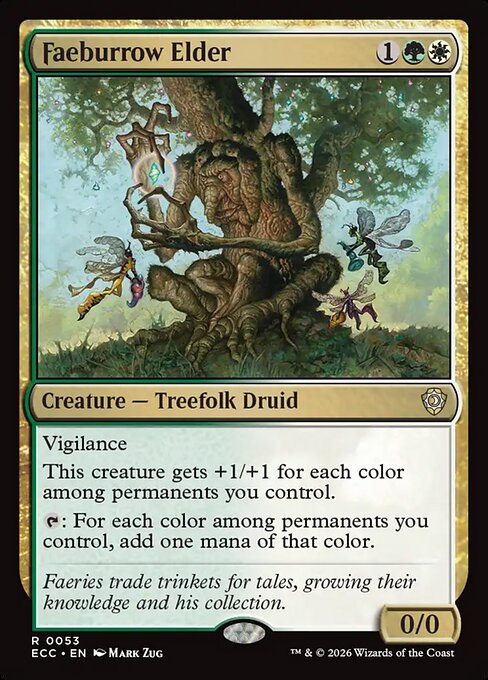 Faeburrow Elder - Commander: Lorwyn Eclipsed