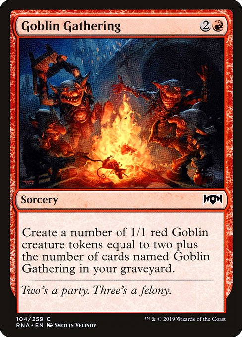 Goblin Gathering - Ravnica Allegiance