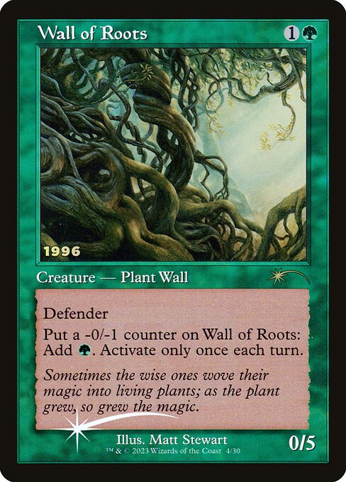 Wall of Roots (Foil) - 30th Anniversary Promos