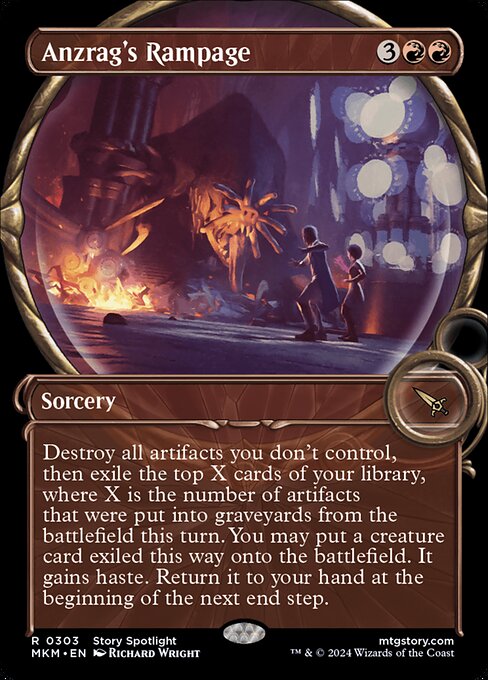 Anzrag's Rampage (Showcase) (Foil) - Murders at Karlov Manor