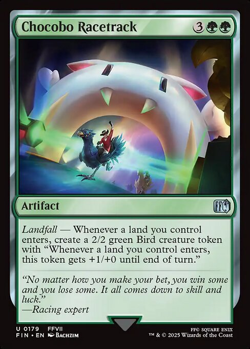 Chocobo Racetrack (Foil) - FINAL FANTASY