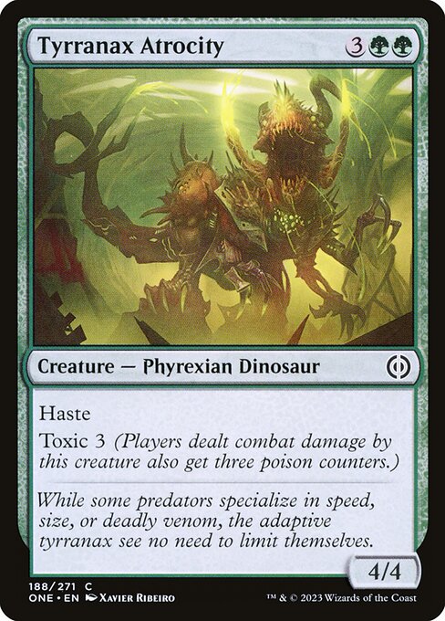 Tyrranax Atrocity - Phyrexia: All Will Be One