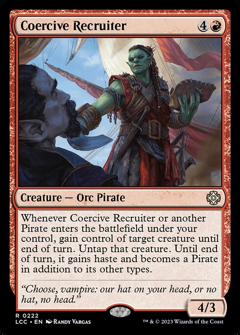 Coercive Recruiter - Commander: The Lost Caverns of Ixalan