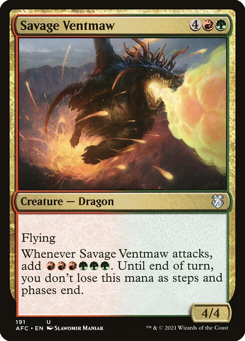 Savage Ventmaw - Commander: Adventures in the Forgotten Realms