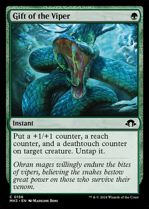 Gift of the Viper (Foil) - Modern Horizons 3