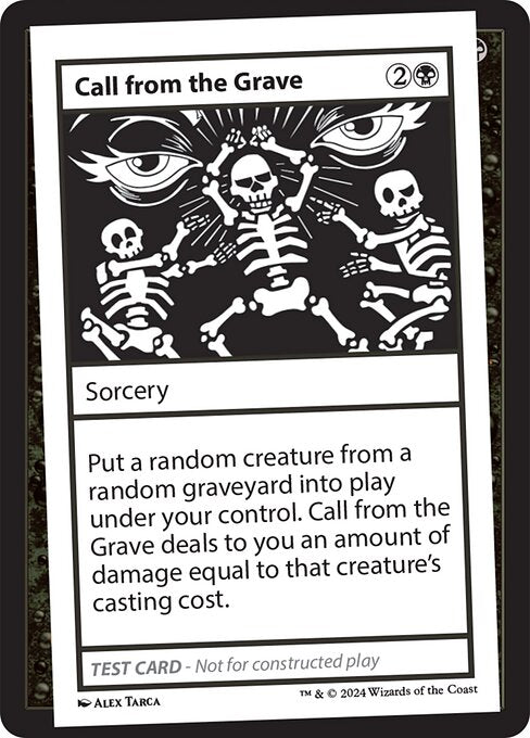 Call from the Grave - Mystery Booster 2 Playtest Cards