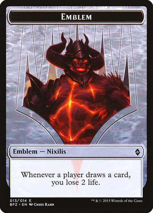 Emblem - Ob Nixilis Reignited - Battle for Zendikar