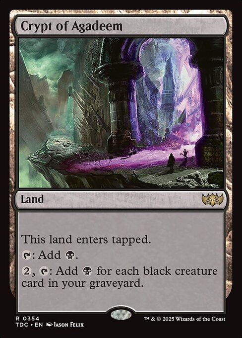 Crypt of Agadeem - Commander: Tarkir: Dragonstorm