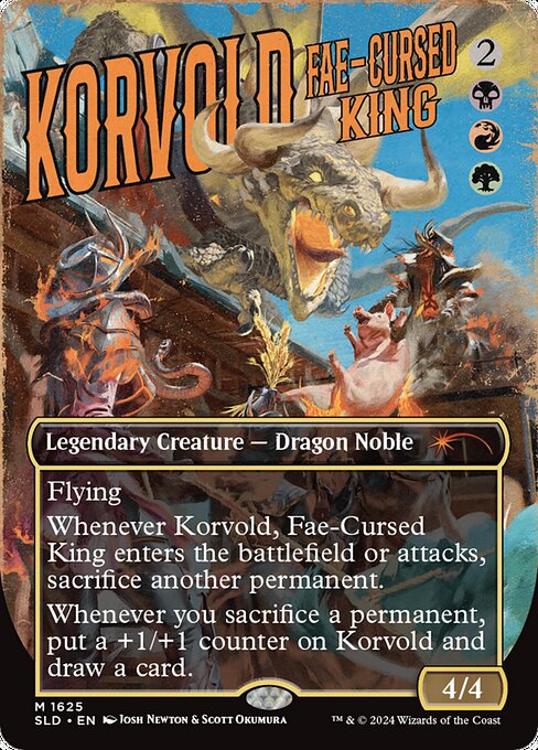 Korvold, Fae-Cursed King - Secret Lair Drop Series