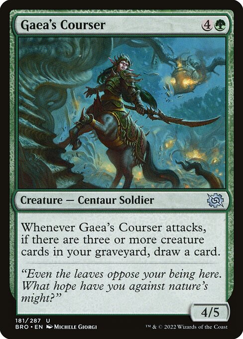 Gaea's Courser (Foil) - The Brothers' War