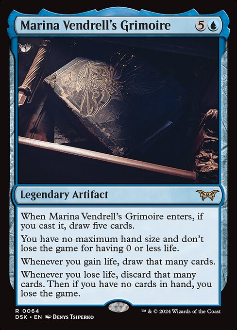 Marina Vendrell's Grimoire (Foil) - Duskmourn: House of Horror
