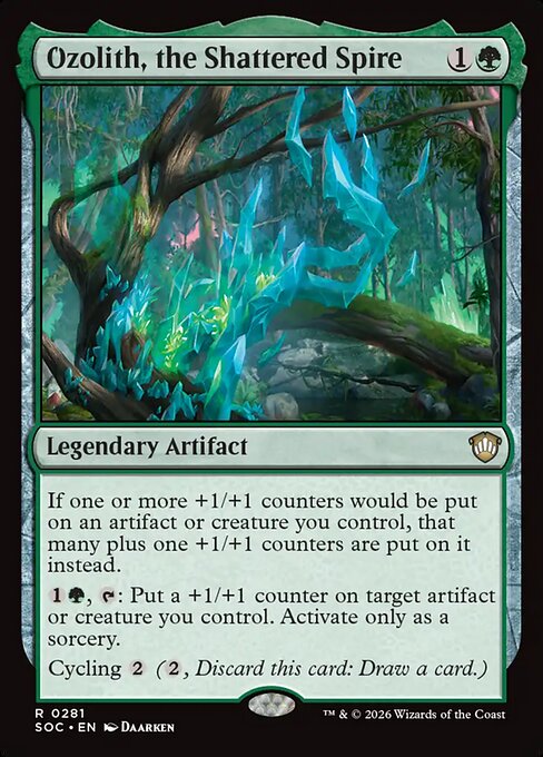 Ozolith, the Shattered Spire - Commander: Secrets of Strixhaven