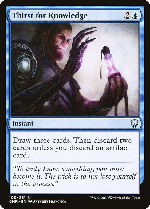 Thirst for Knowledge (Foil) - Commander Legends