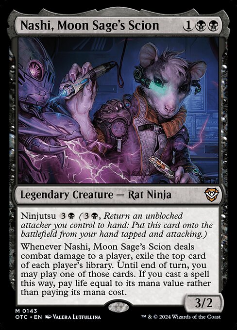 Nashi, Moon Sage's Scion - Commander: Outlaws of Thunder Junction