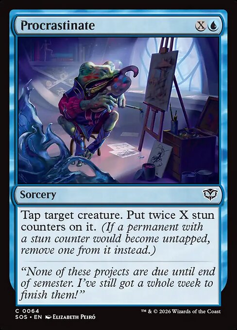 Procrastinate (Foil) - Secrets of Strixhaven