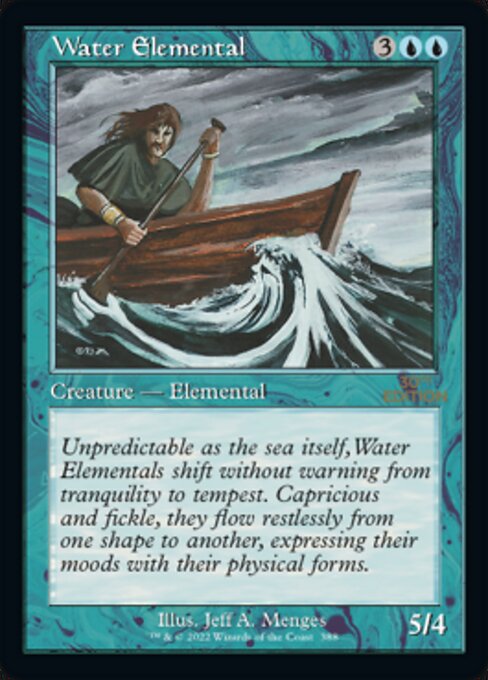Water Elemental (Retro Frame) - 30th Anniversary Edition