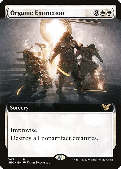 Organic Extinction (Extended Art) - Commander: Kamigawa: Neon Dynasty