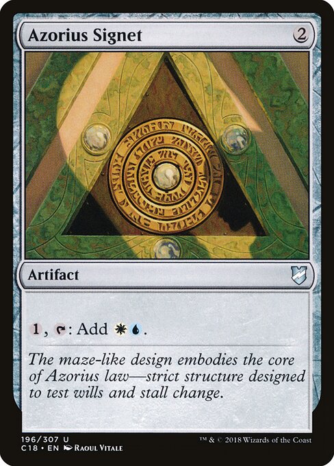 Azorius Signet - Commander 2018