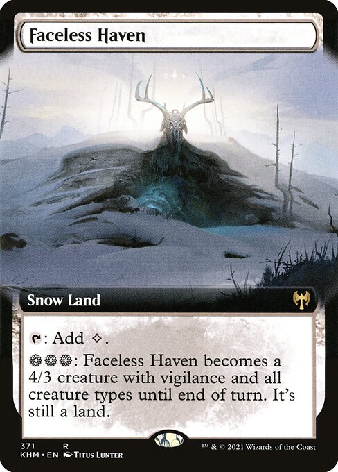 Faceless Haven (Extended Art) (Foil) - Kaldheim