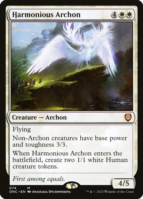 Harmonious Archon - Commander: Phyrexia: All Will Be One
