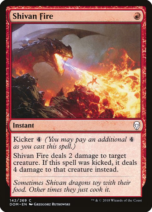 Shivan Fire - Dominaria