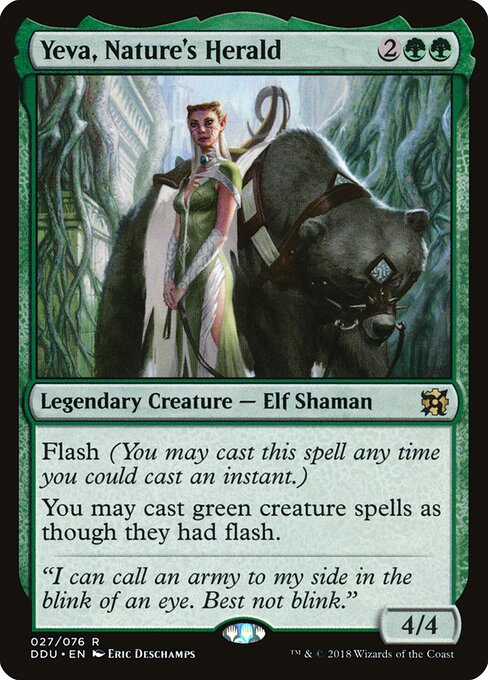 Yeva, Nature's Herald - Duel Decks: Elves vs. Inventors