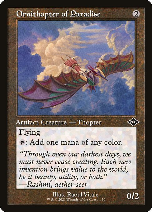 Ornithopter of Paradise (Retro Frame) - Modern Horizons 2