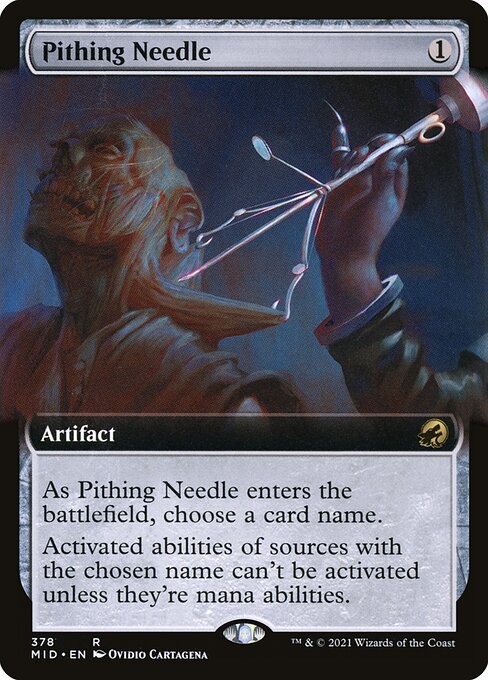 Pithing Needle (Extended Art) - Innistrad: Midnight Hunt