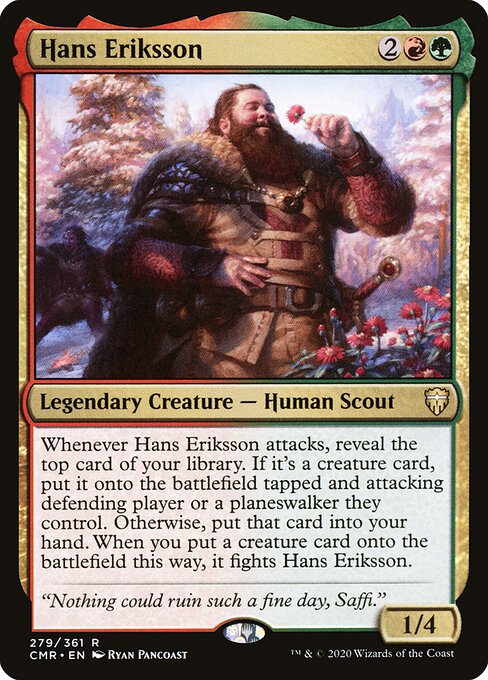 Hans Eriksson - Commander Legends