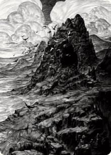 Mountain Art Card - Art Series: Innistrad: Crimson Vow
