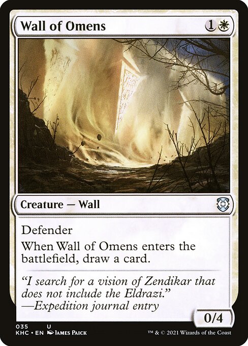 Wall of Omens - Commander: Kaldheim