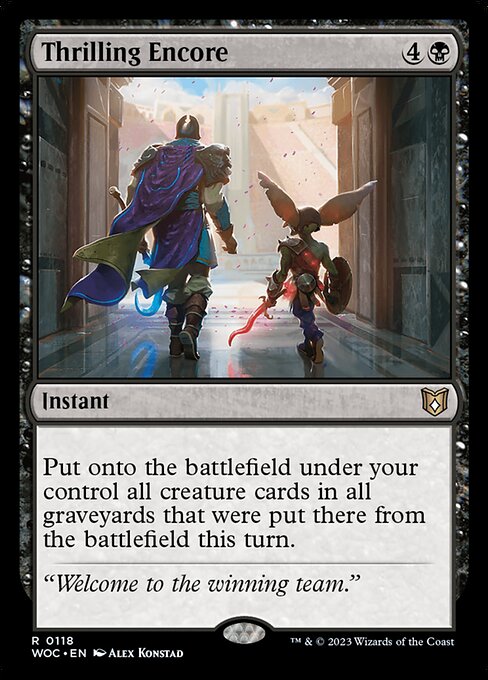 Thrilling Encore - Commander: Wilds of Eldraine