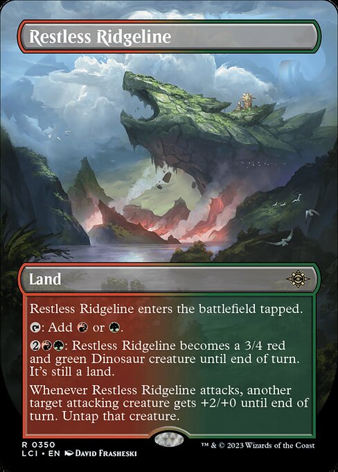 Restless Ridgeline (Borderless) - The Lost Caverns of Ixalan
