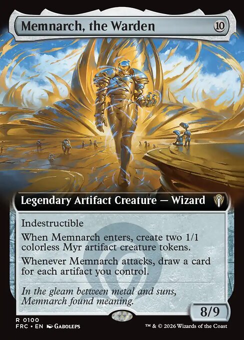 Memnarch, the Warden (Extended Art) - Commander: Reality Fracture