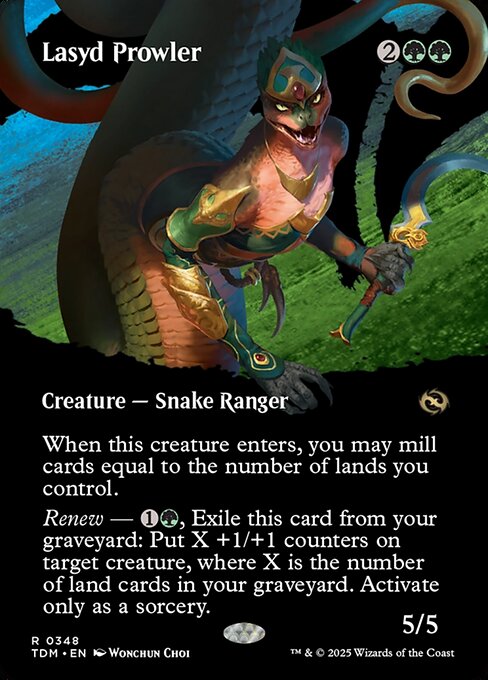 Lasyd Prowler (Borderless) - Tarkir: Dragonstorm