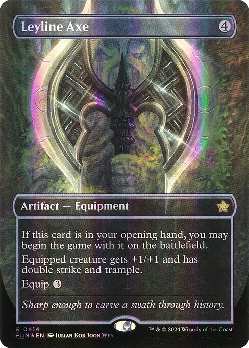 Leyline Axe (Foil) - Foundations