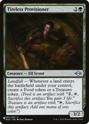 Tireless Provisioner - The List Reprints