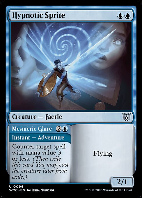 Hypnotic Sprite - Commander: Wilds of Eldraine