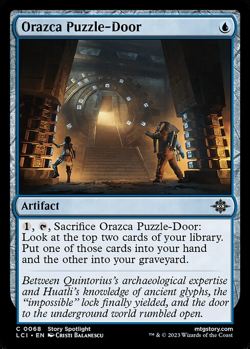 Orazca Puzzle-Door (Foil) - The Lost Caverns of Ixalan