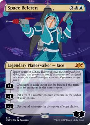 Space Beleren (Borderless) (Galaxy Foil) - Unfinity