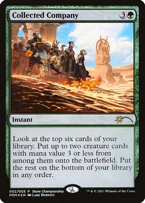 Collected Company - Game Day & Store Championship Promos