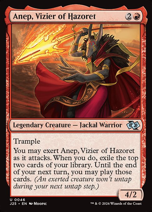 Anep, Vizier of Hazoret (Anime) - Foundations Jumpstart
