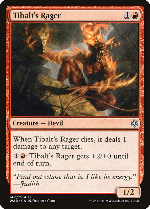 Tibalt's Rager - War of the Spark