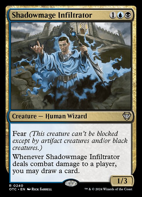 Shadowmage Infiltrator - Commander: Outlaws of Thunder Junction