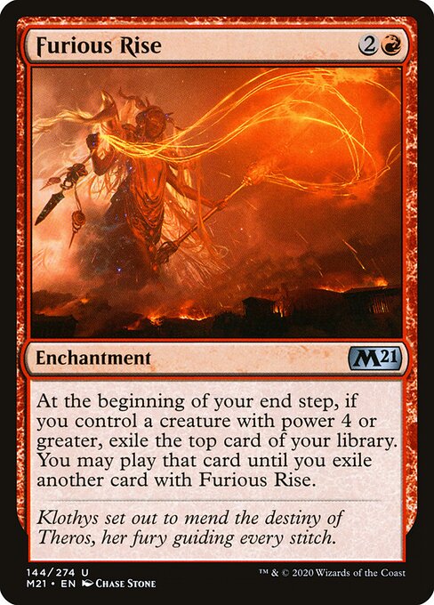 Furious Rise (Foil) - Core Set 2021