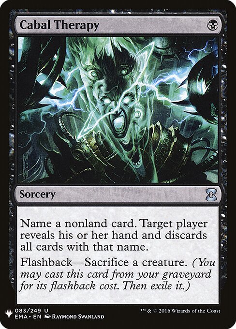 Cabal Therapy - The List Reprints