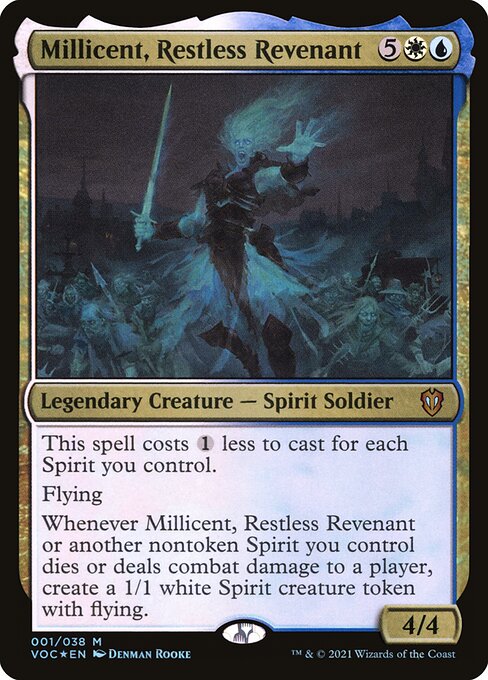Millicent, Restless Revenant (Foil) - Commander: Innistrad: Crimson Vow