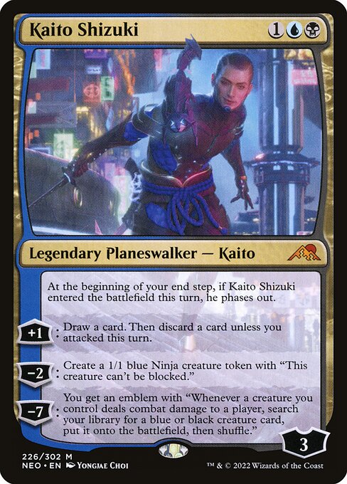 Kaito Shizuki (Foil) - Kamigawa: Neon Dynasty