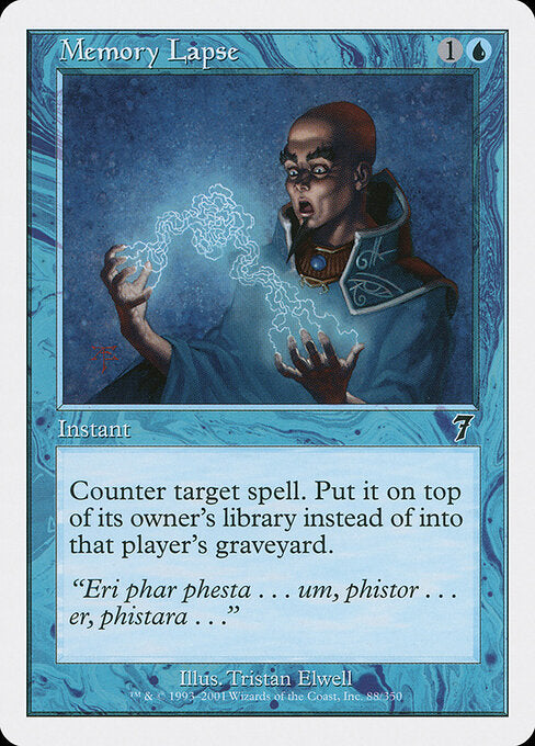 Memory Lapse - 7th Edition